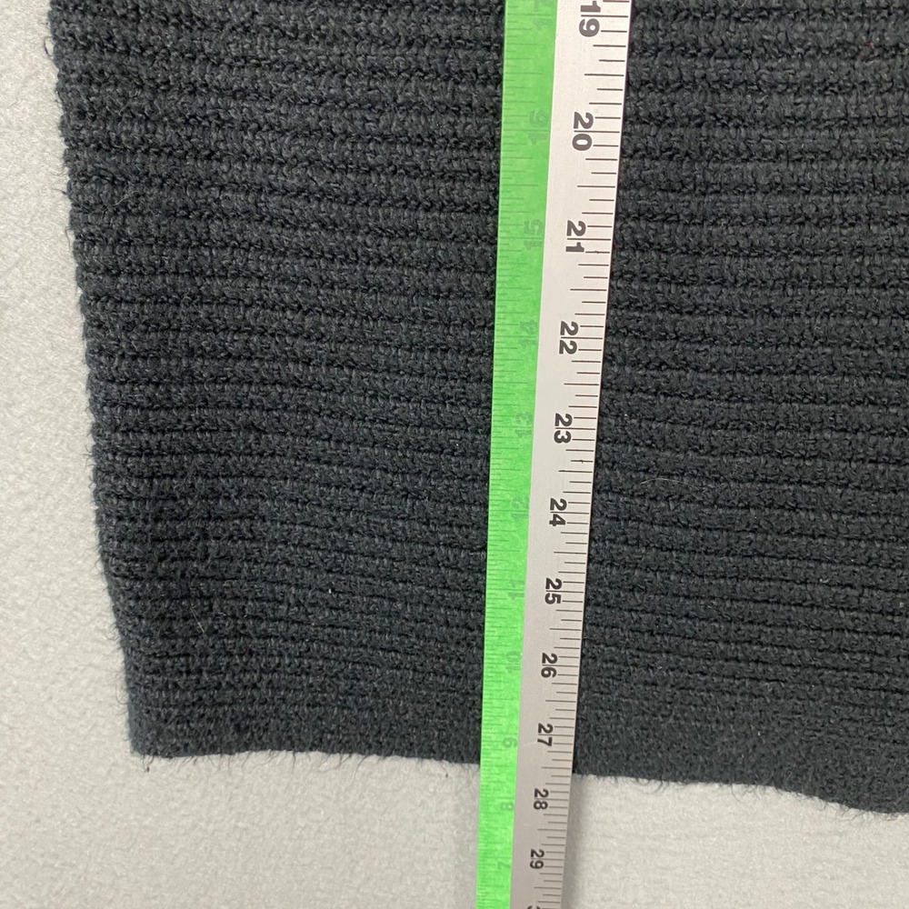 J.Jill Pure Jill Whipstitch Ribbed Pullover Sweater Womens Large Black - Picture 7 of 7